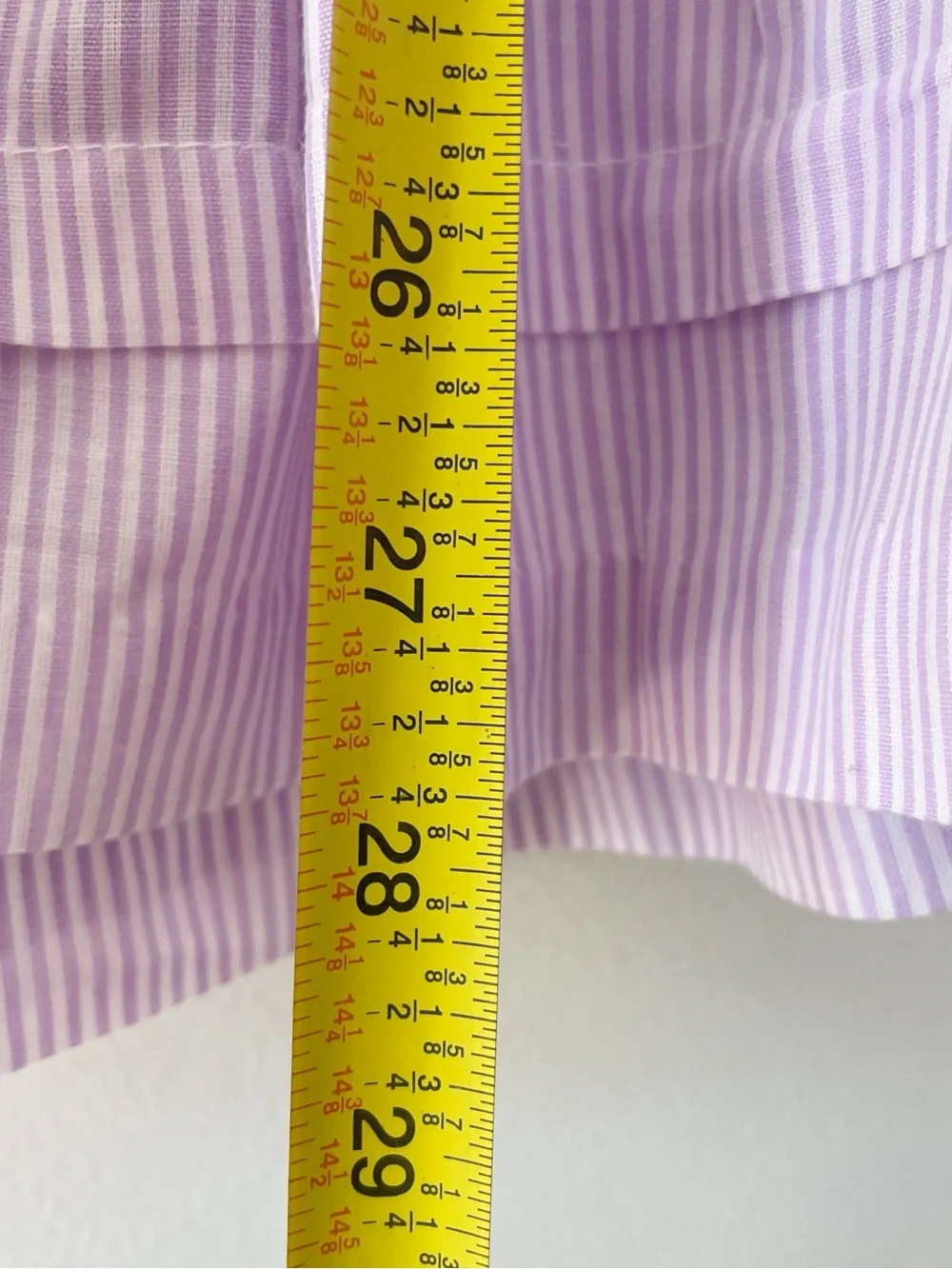 Vintage Rare Editions Lavender Striped Big Collar Dress | Size 8
